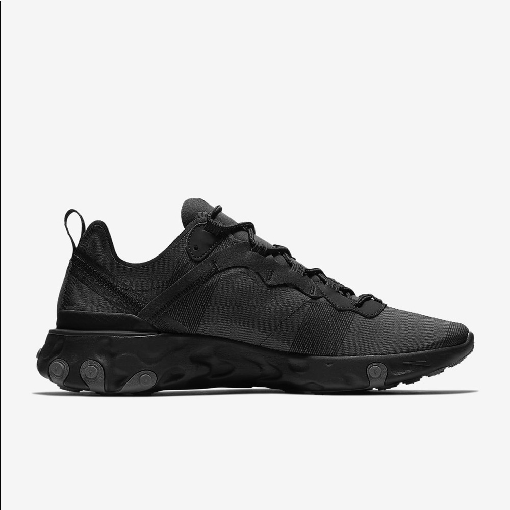 [Nike] Black React Element 55 Sneakers